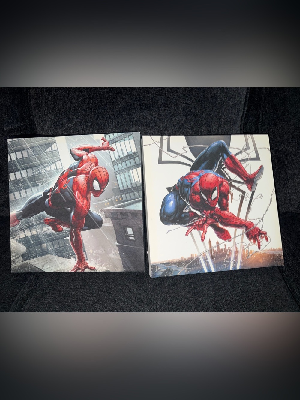 Marvel Spider-Man Red Blue Wall Art Set